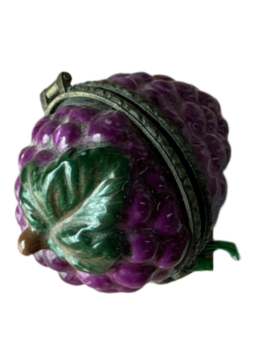 Vintage Grape Limoges Style Box