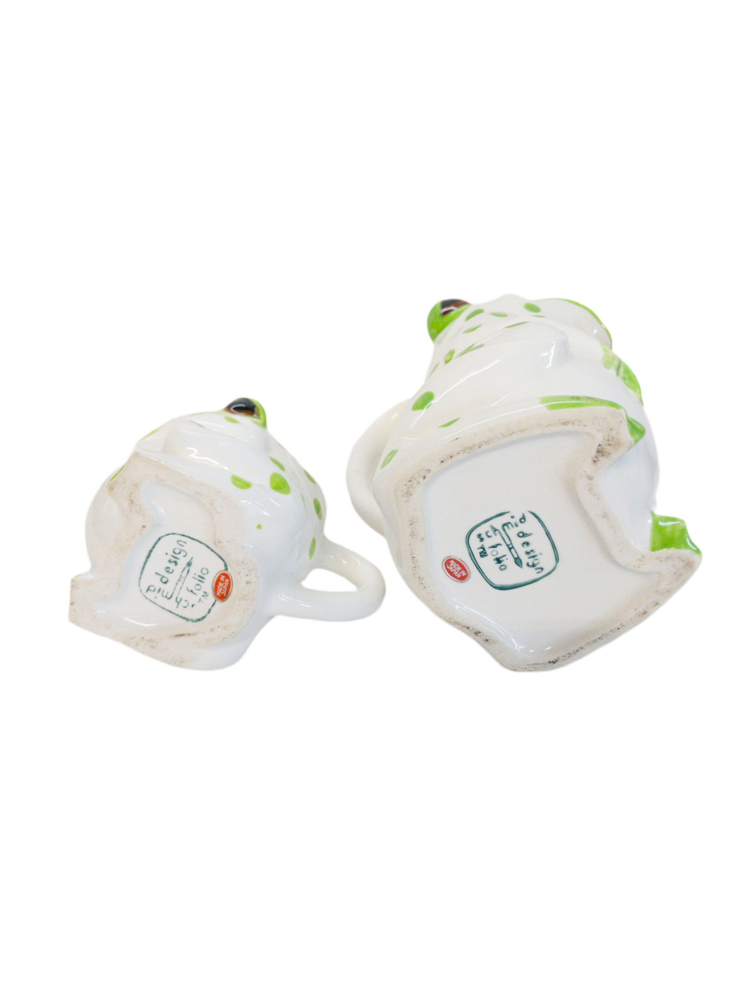 Frog Pitcher and Creamer