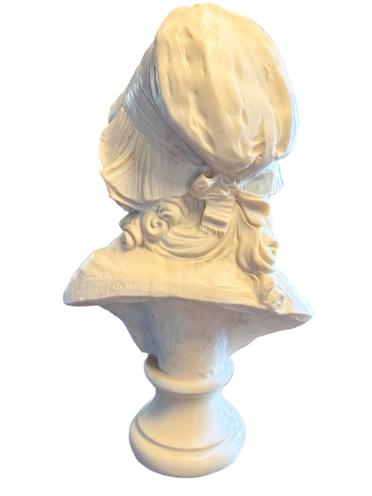 Signed Grinham Niam Paris “Peasant Girl” Bust