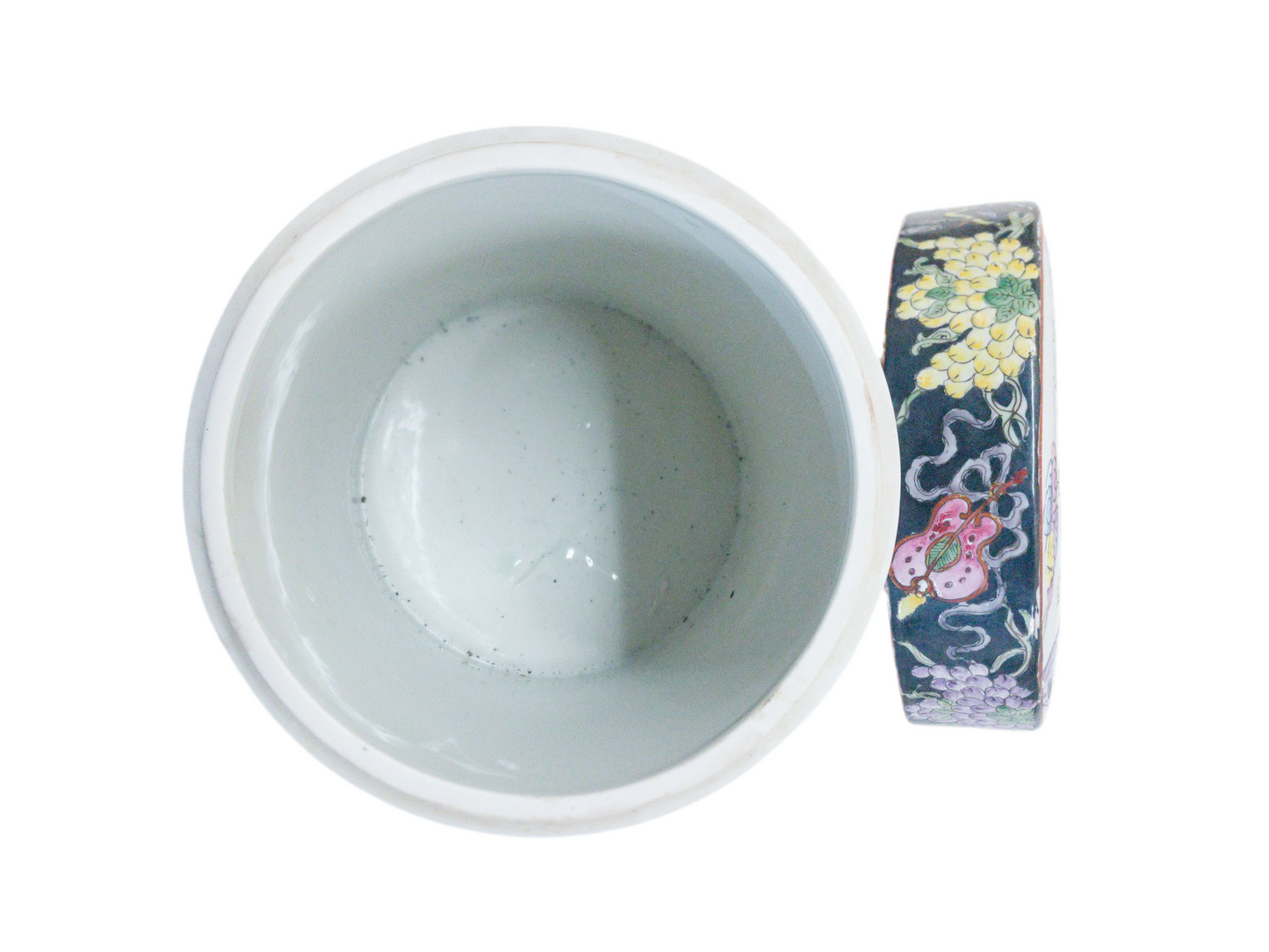 Famille Noir Lidded Jar