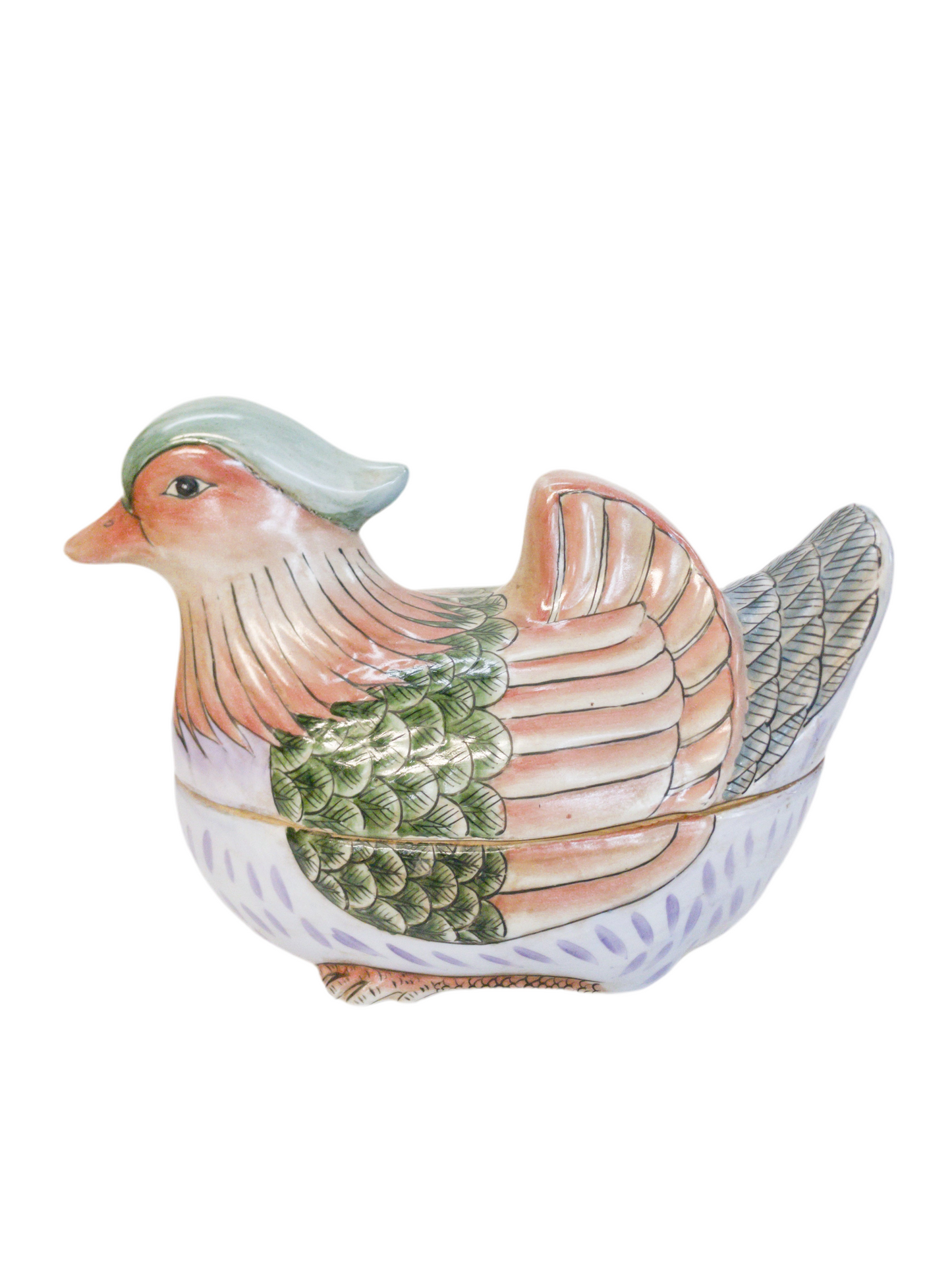 Chinoiserie Duck Tureen