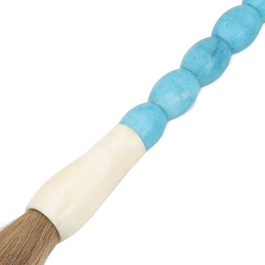 Turquoise Jade Drum Calligraphy Brush