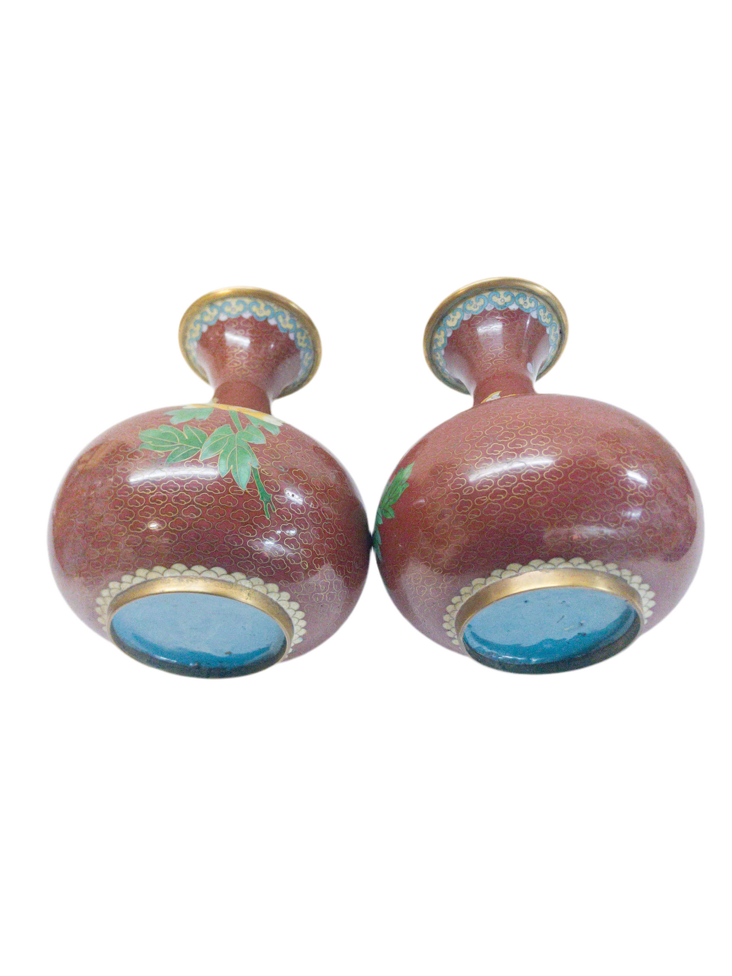 Cloisonné Vase Pair