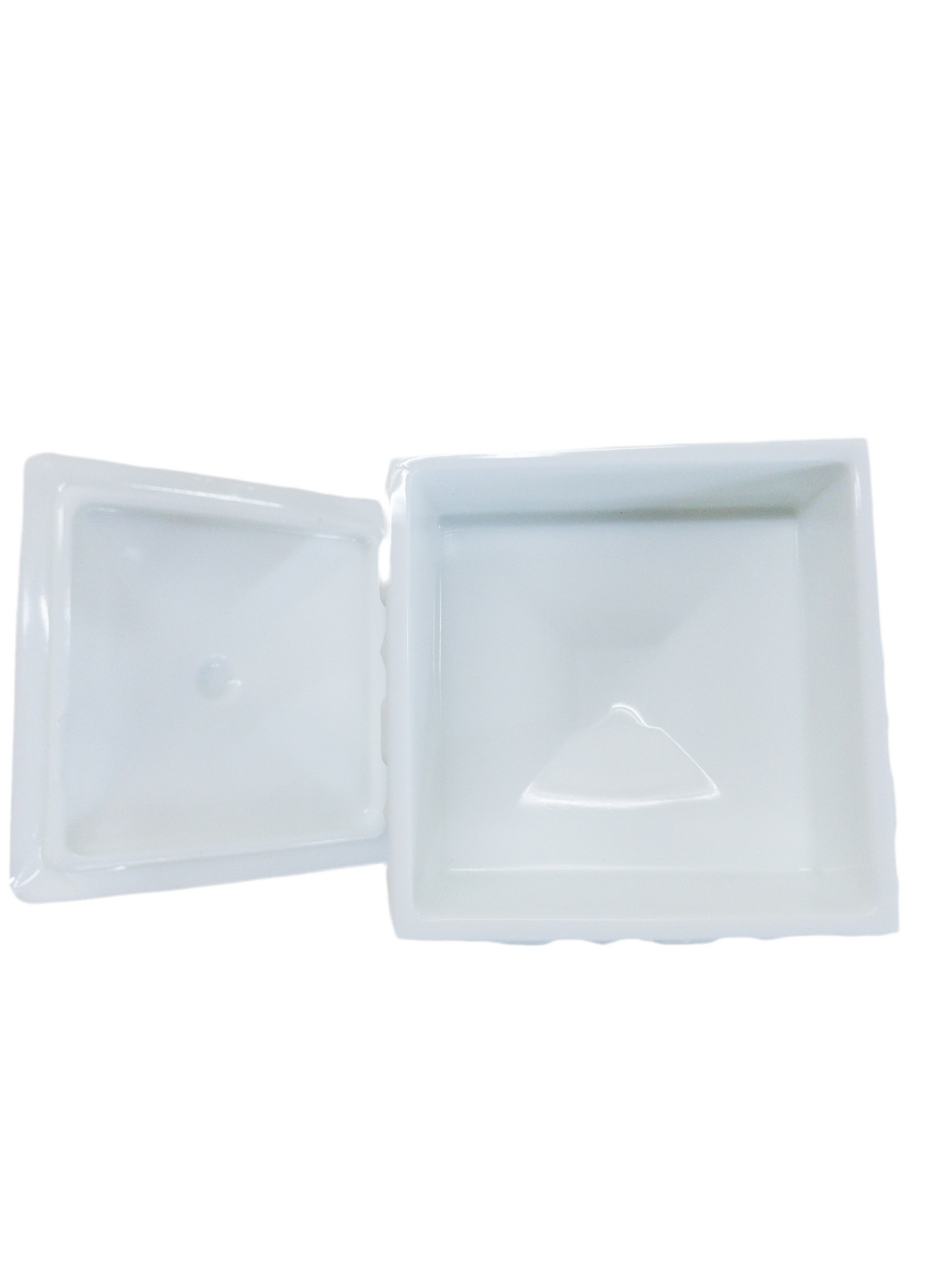 Westmoreland Milk Glass Footed Box