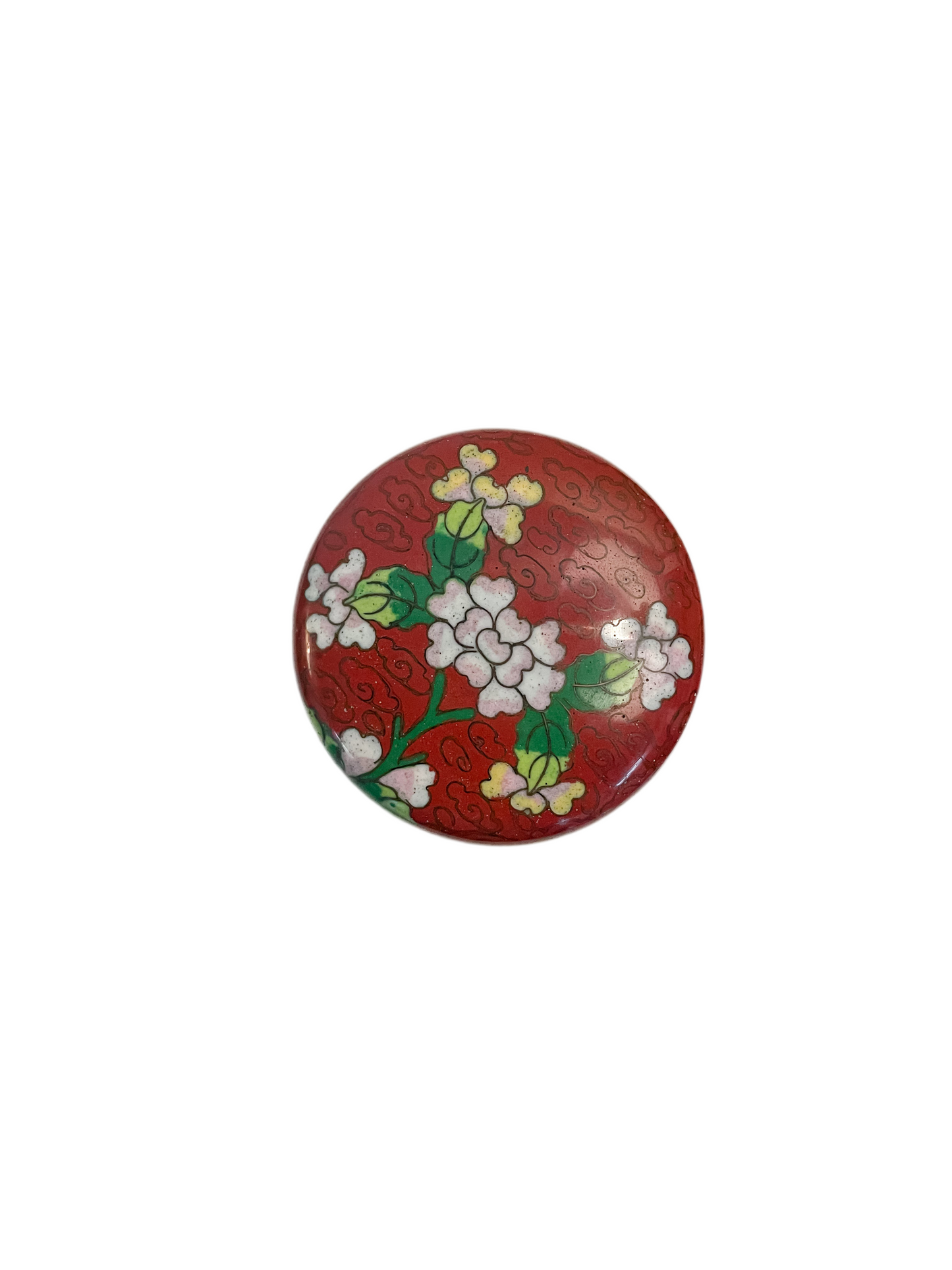 Chinese Cloisonné Tea Caddy
