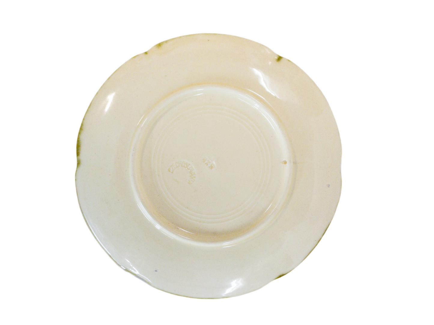 Majolica Strawberry Plate
