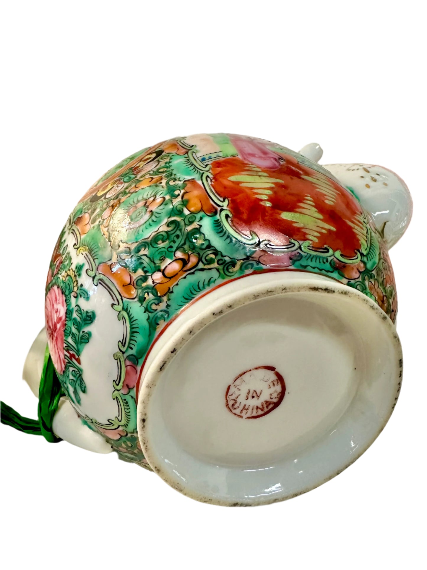 Antique Famille Rose Medallion Tea Set