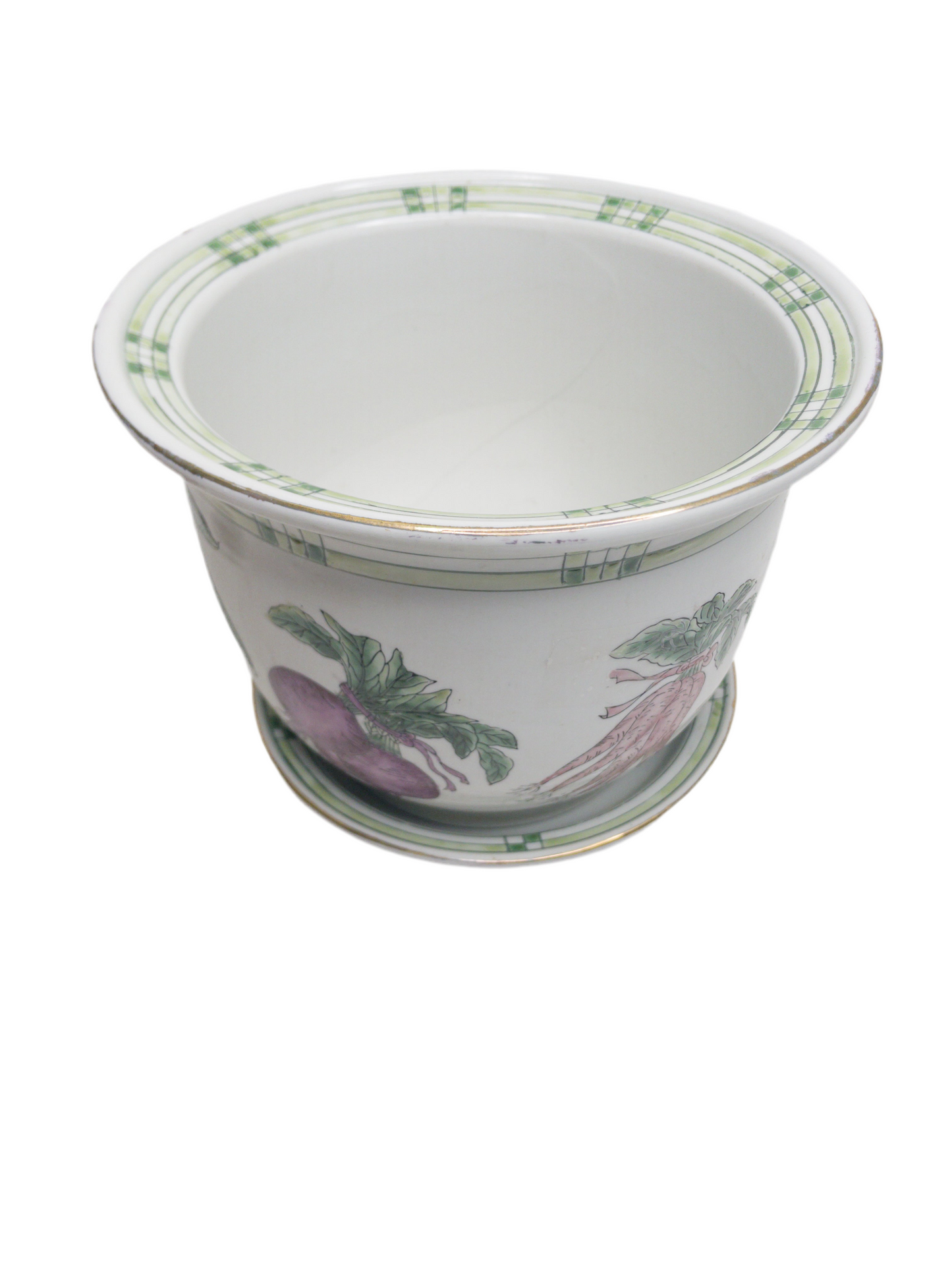 Vintage Spring Vegetable Jardiniere with Tray