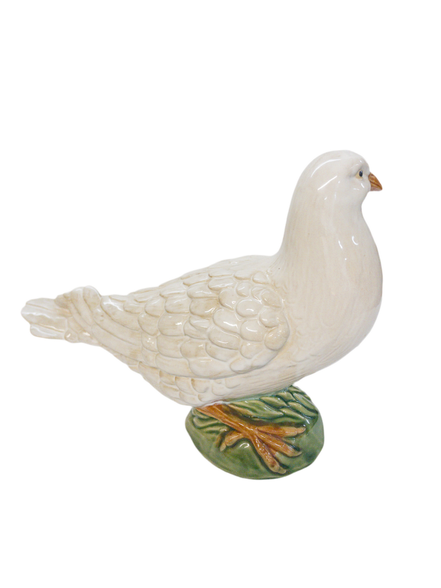 White Ceramic Dove Figurine