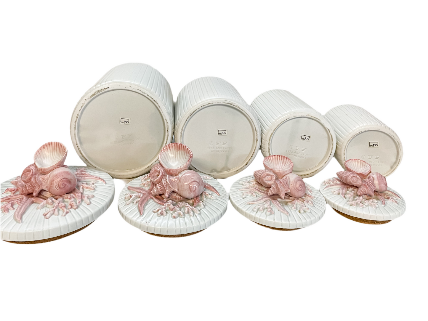 Coquille by Fitz & Floyd Canister Set