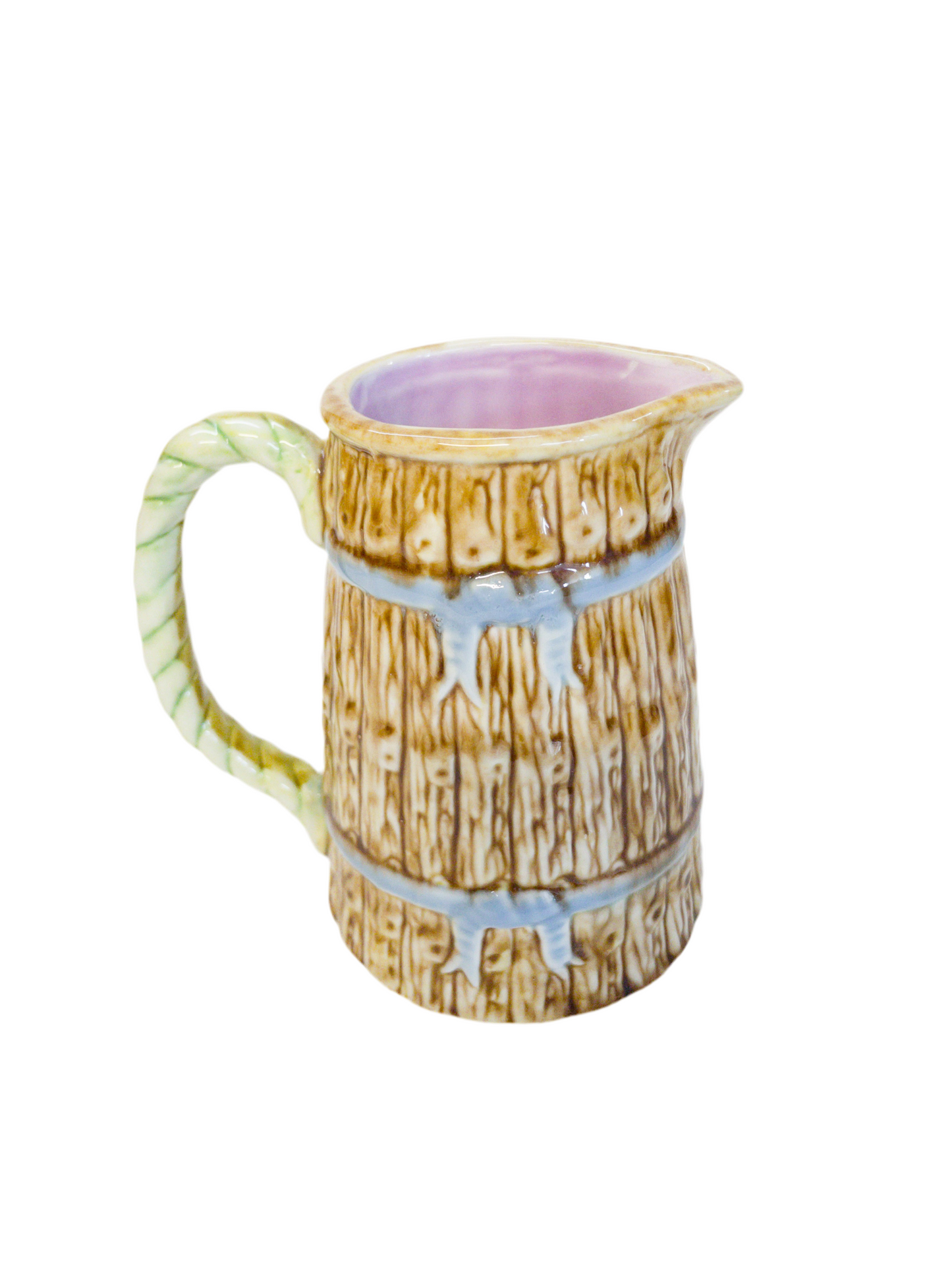 Vintage Mini Majolica Pitcher