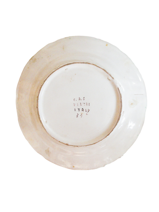 Vietri sul Mare Vintage Majolica Plate