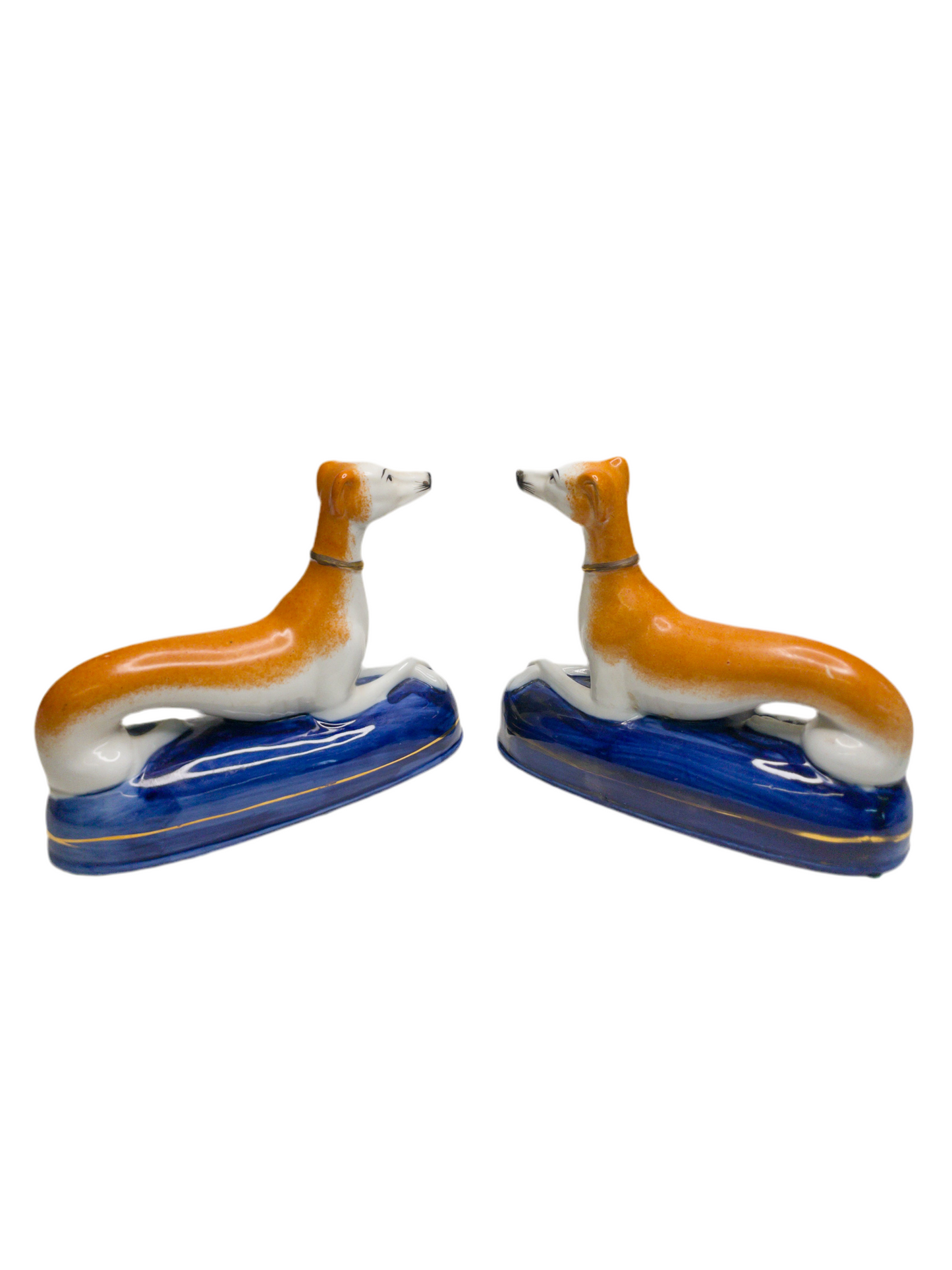 Staffordshire Style Greyhound Pair