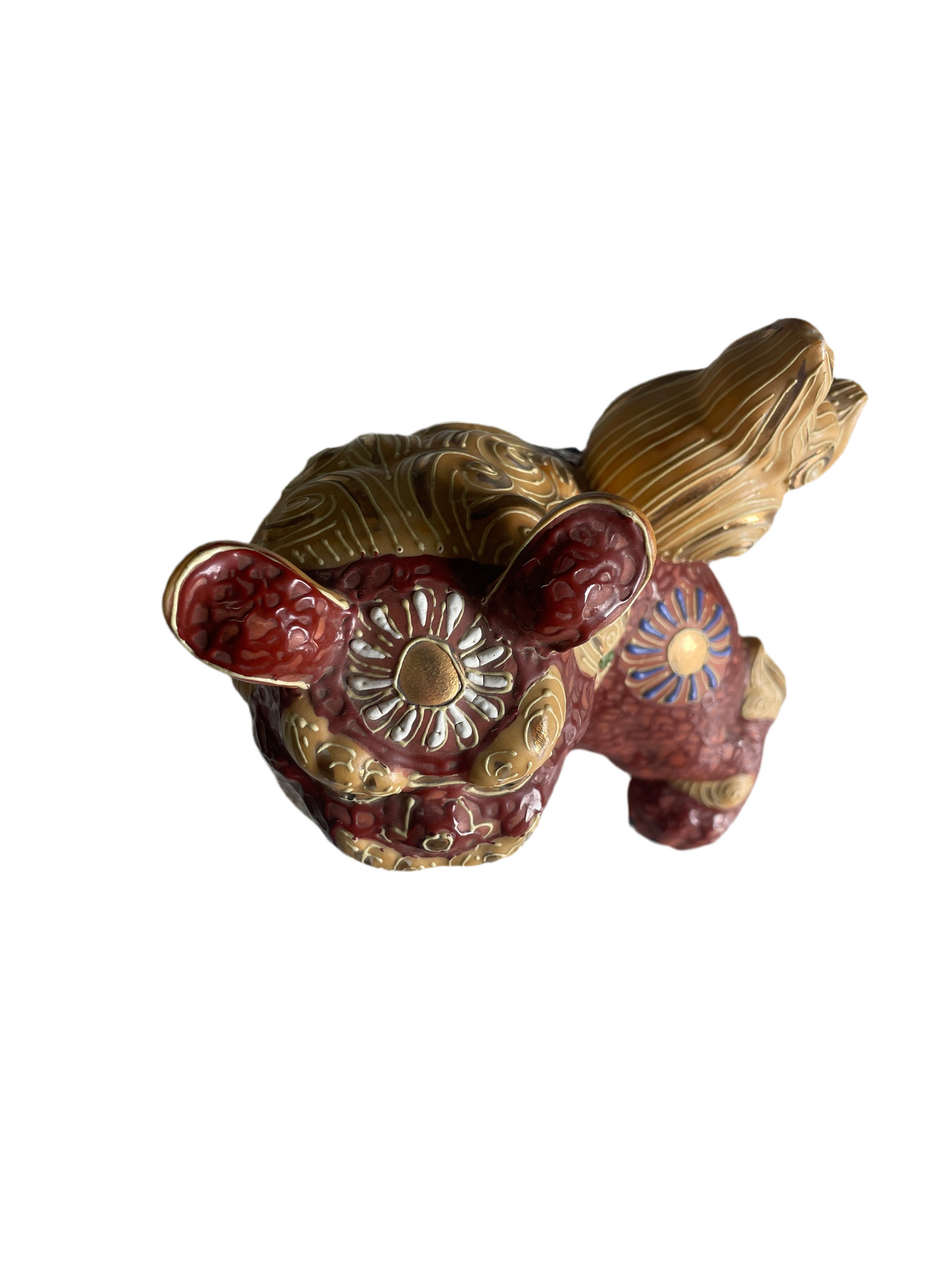 Vintage Kutani Foo Dog Pair