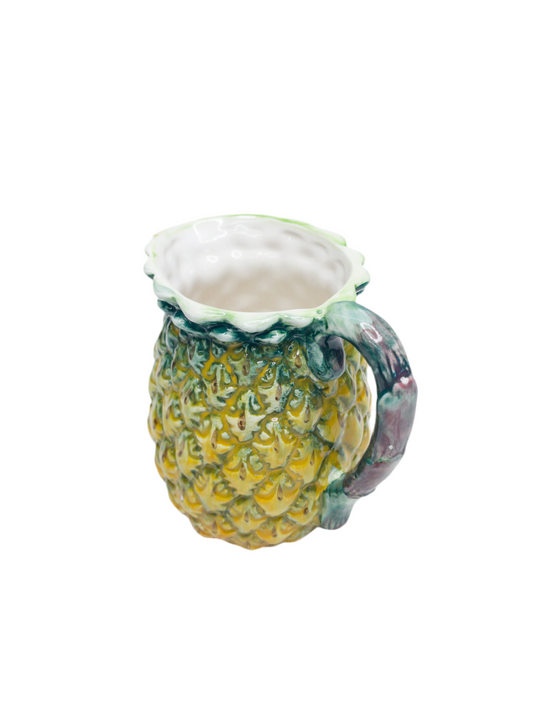 Majolica Pineapple Mini Pitcher