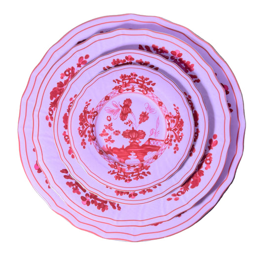 Pink Chinoiserie Faenza Dinnerware