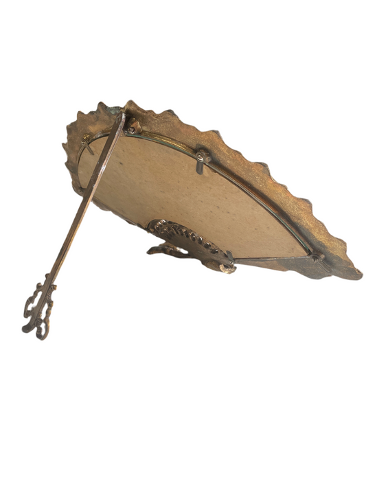 Antique Brass Fan Frame