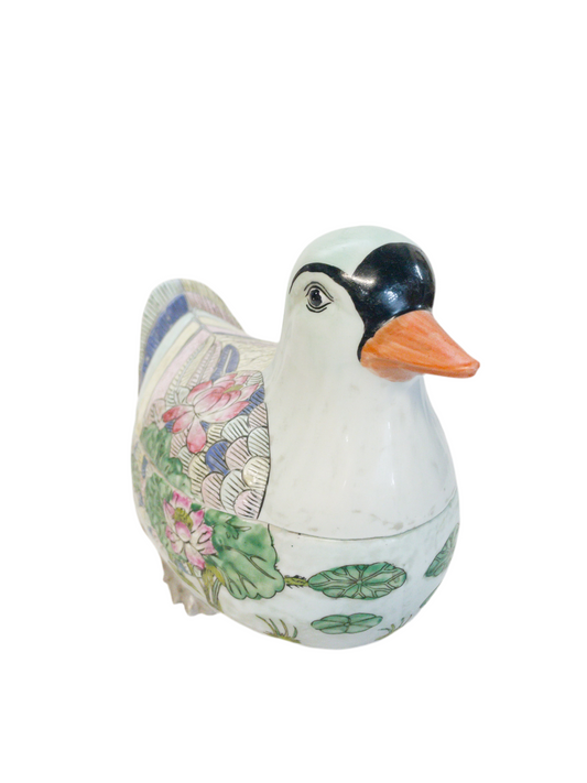 Chinoiserie Duck Tureen