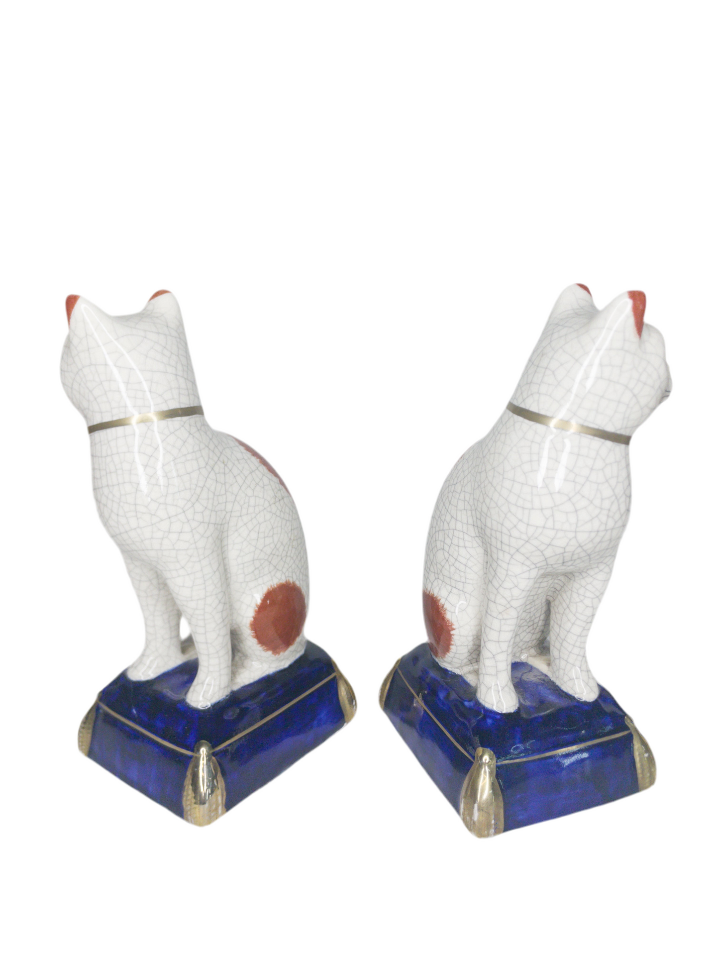 Vintage Staffordshire style Fitz & Floyd Mantle Cats
