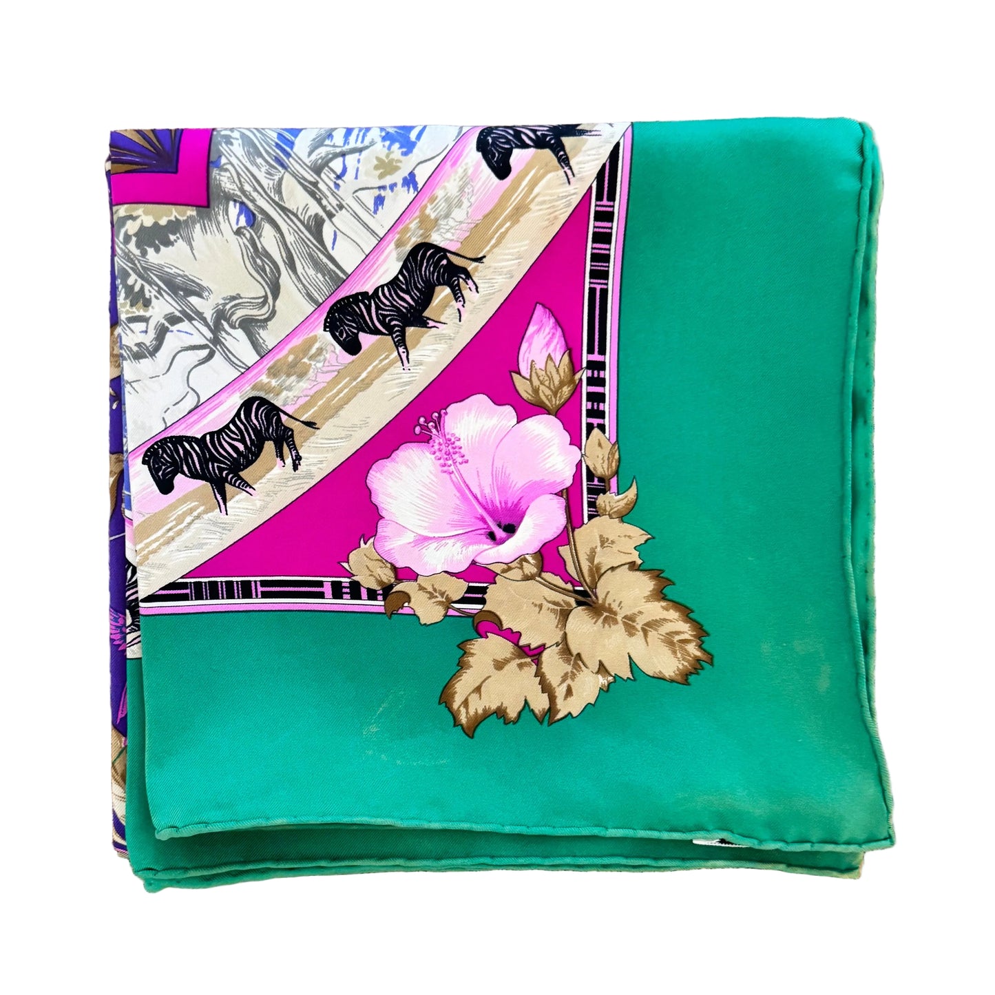 Vintage Hermes "Tropiques" Scarf