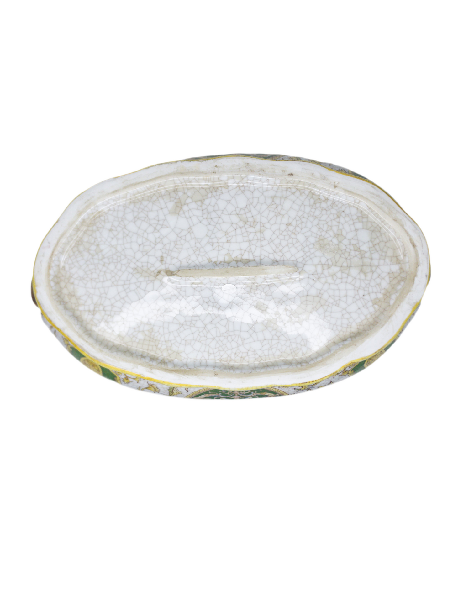Antique Chinoiserie Porcelain Footbath Planter
