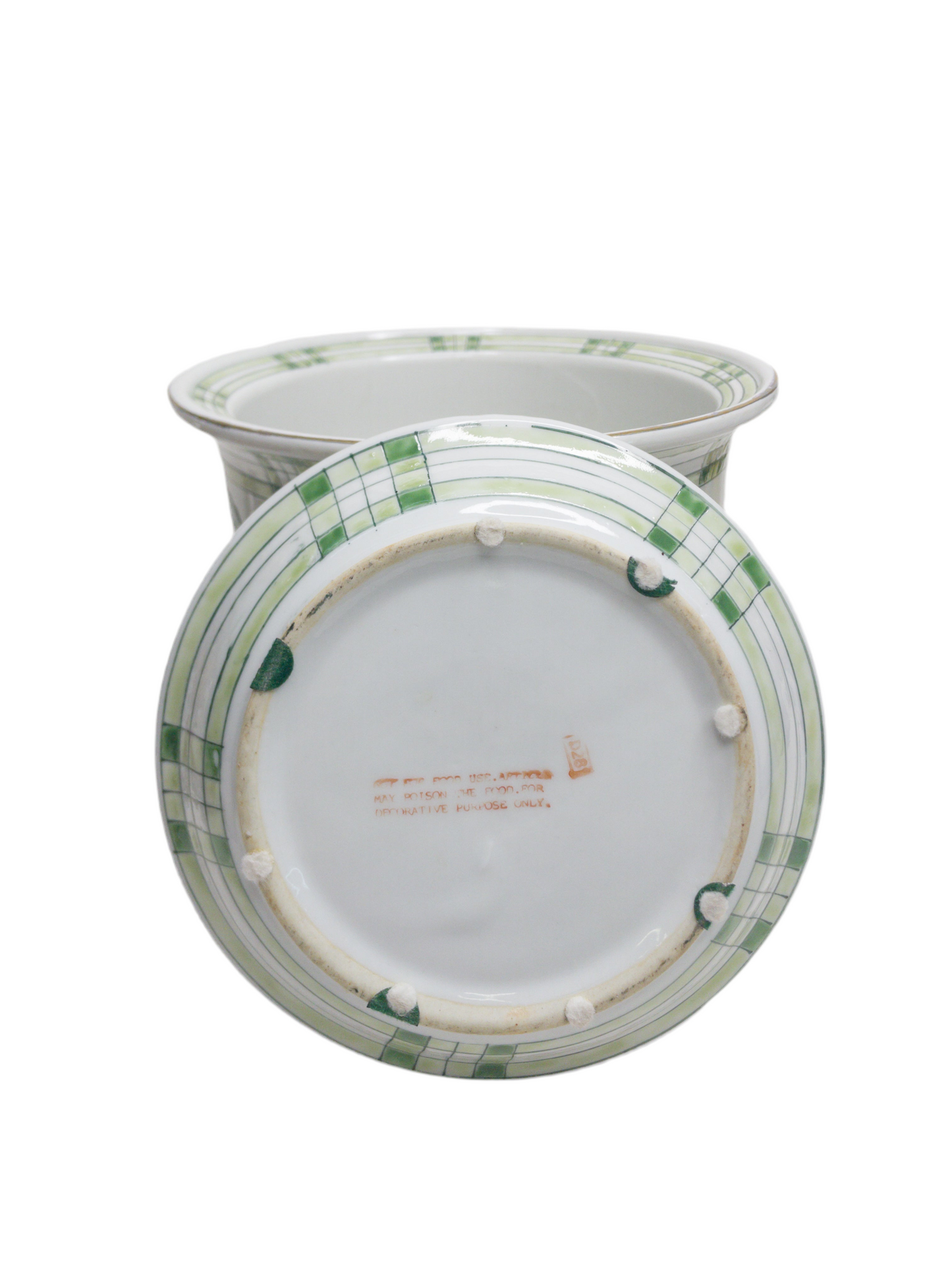 Vintage Spring Vegetable Jardiniere with Tray
