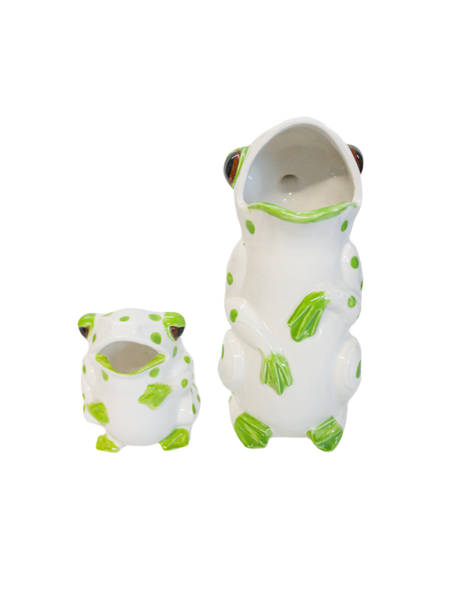 Frog Pitcher and Creamer