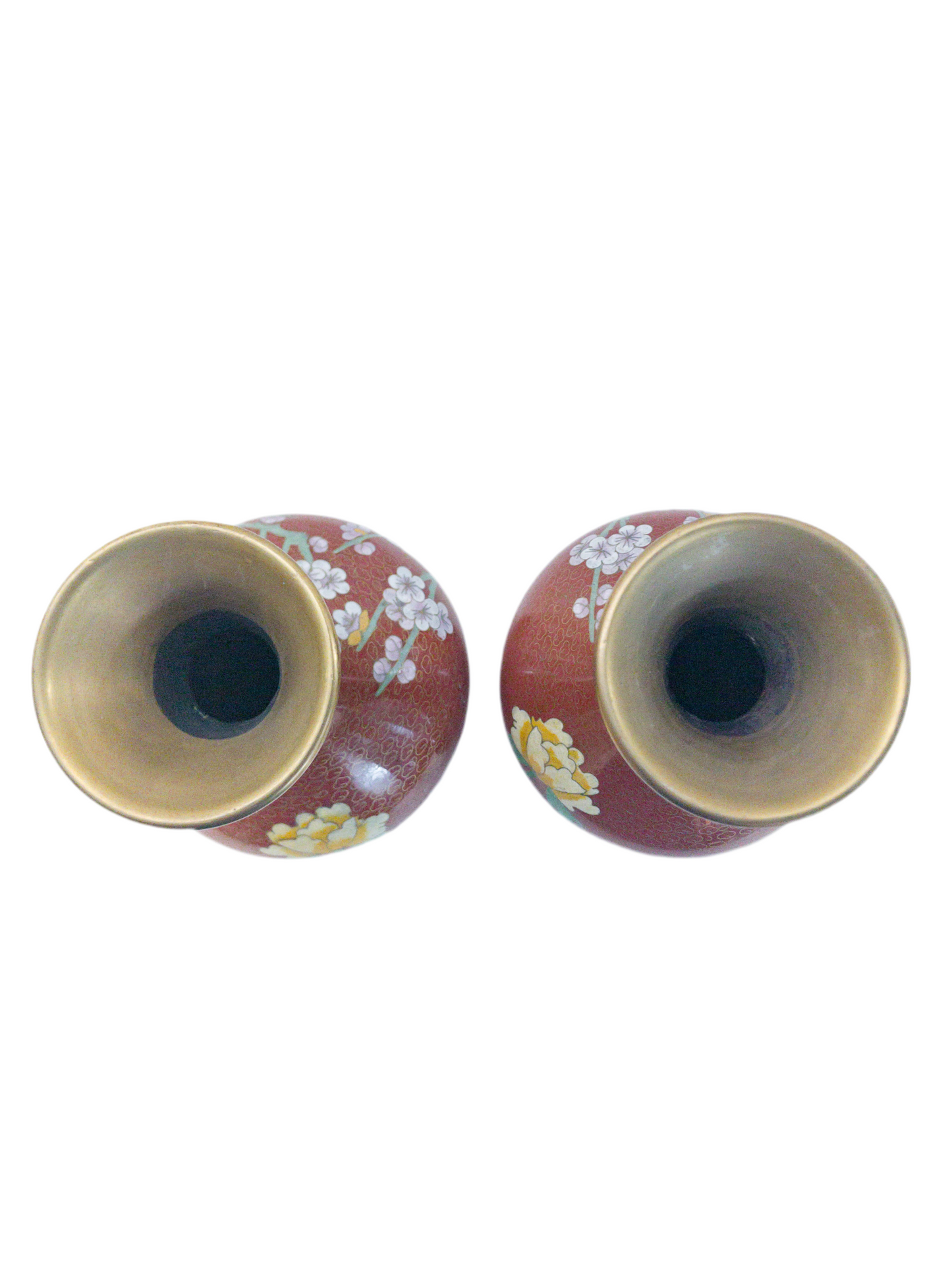 Cloisonné Vase Pair