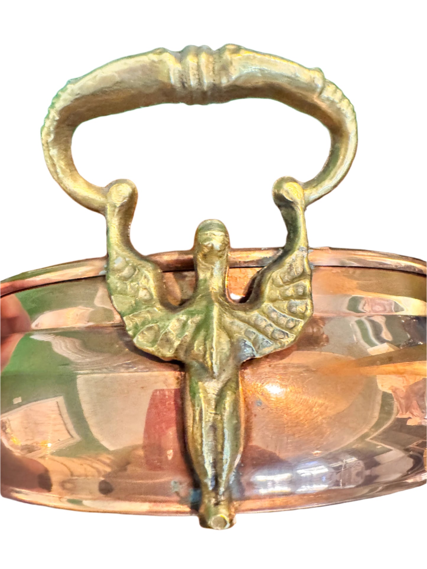 Antique Brass and Copper Jardiniere