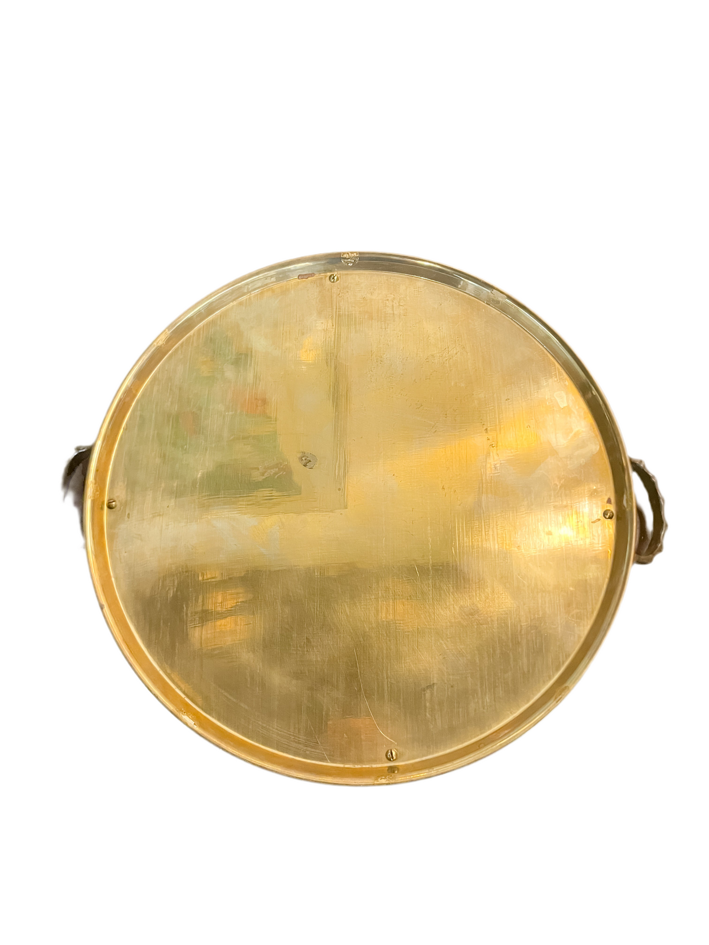 Vintage Brass Bamboo Tray