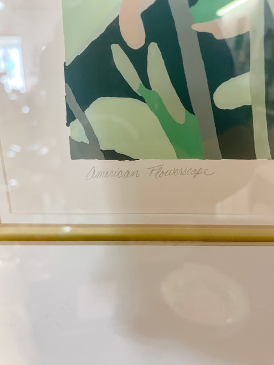 American Flowerscape by Carlie Hamilton Framed Art