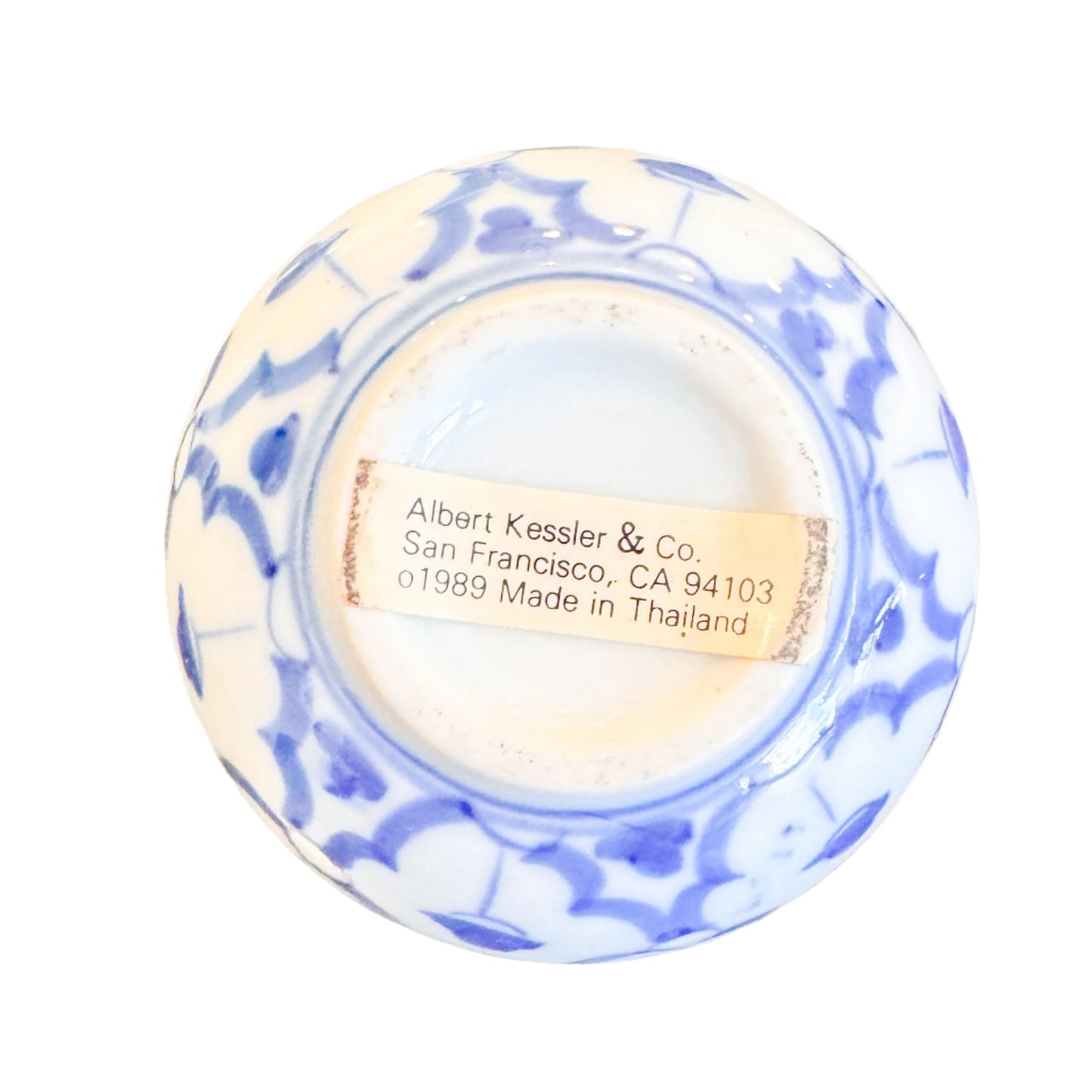 Blue and White Mini Lidded Dish