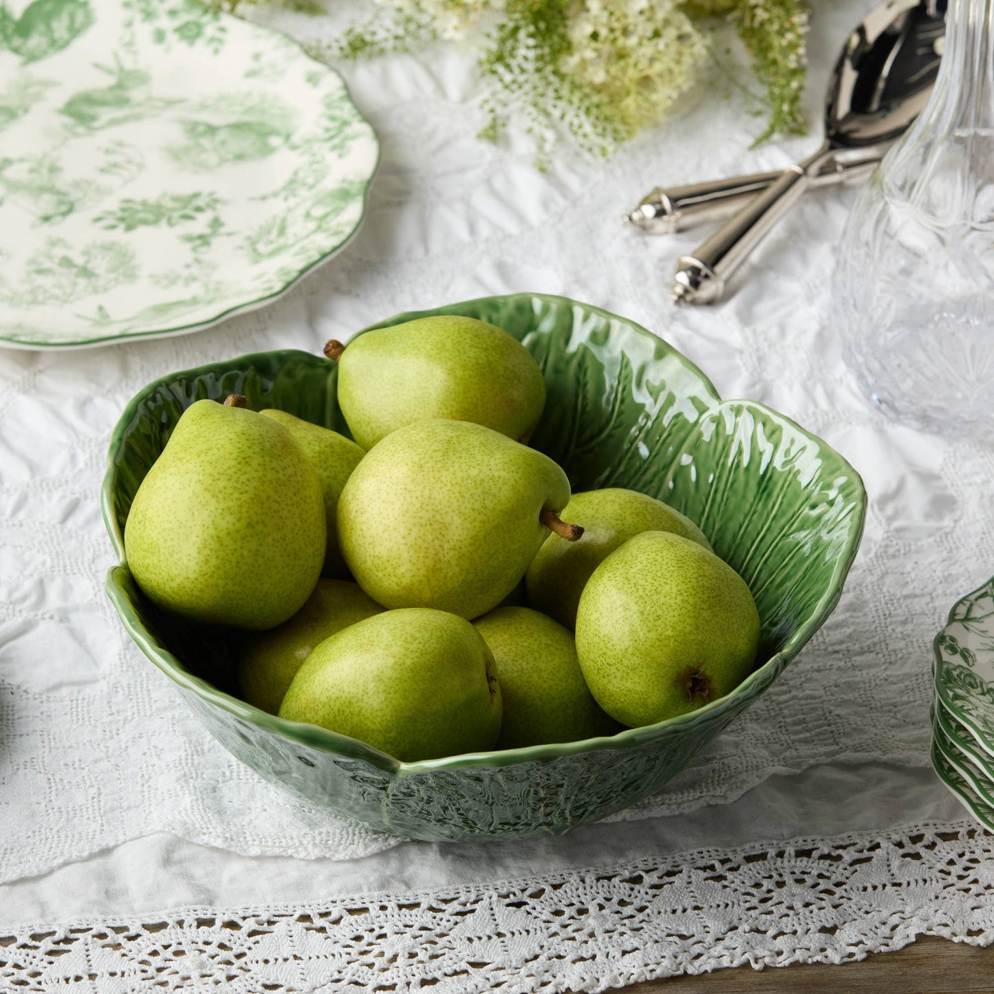 Le Jardin Cabbage Serving Bowl