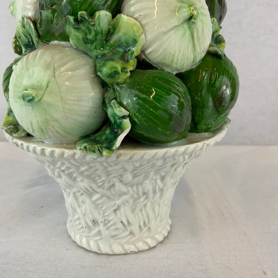 Vintage Italian Onion and Artichoke Topiary