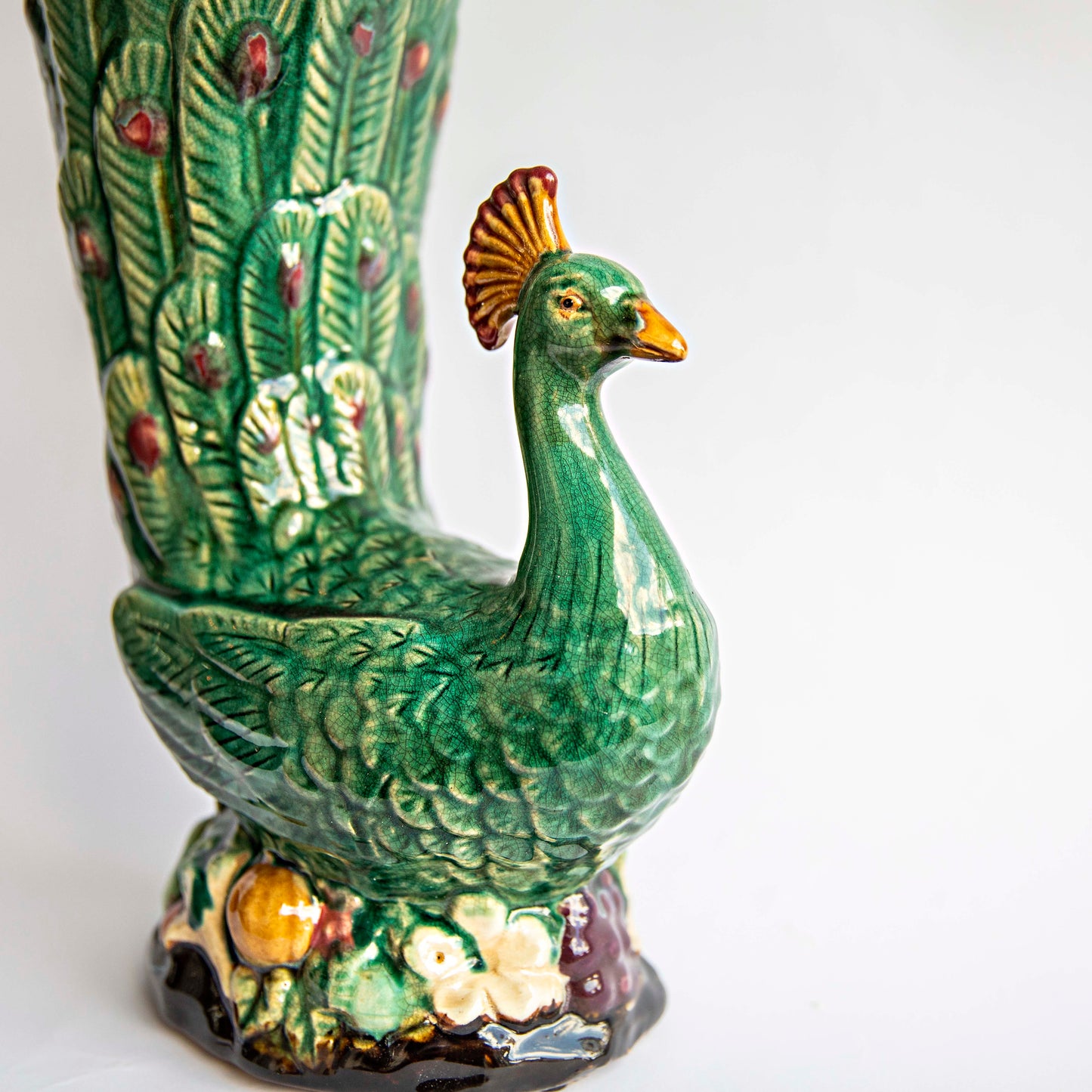 Peacock Vase