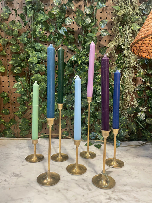 Mid-century graduated candlestick set