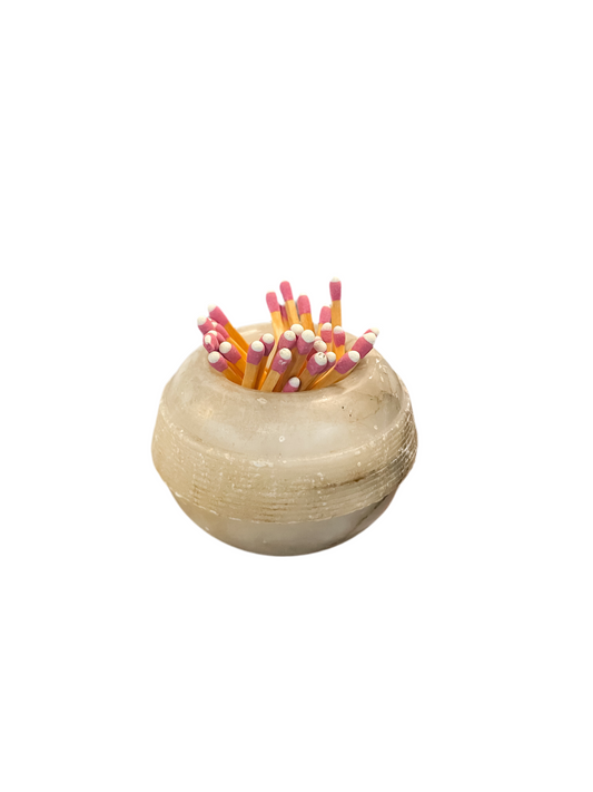 Soapstone Match Holder