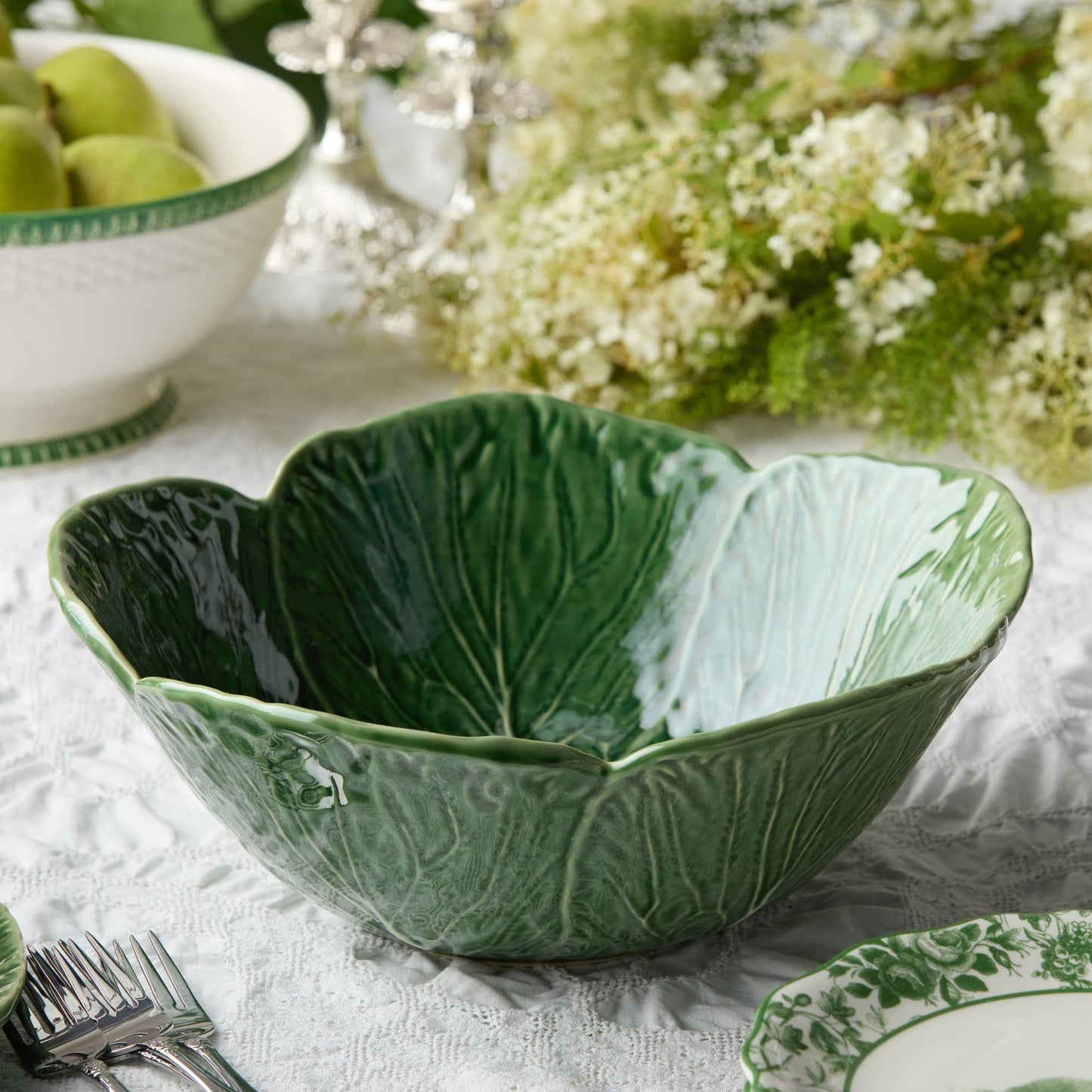 Le Jardin Cabbage Serving Bowl