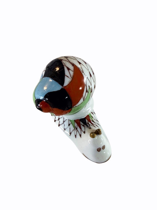 Herend Hungary Handpainted porcelain miniature bird
