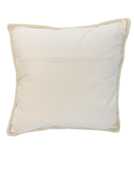 Vintage French Country Needlepoint Pillow