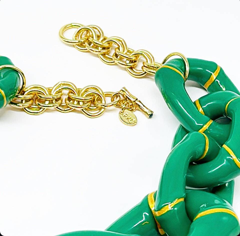 Bamboo Link Necklace