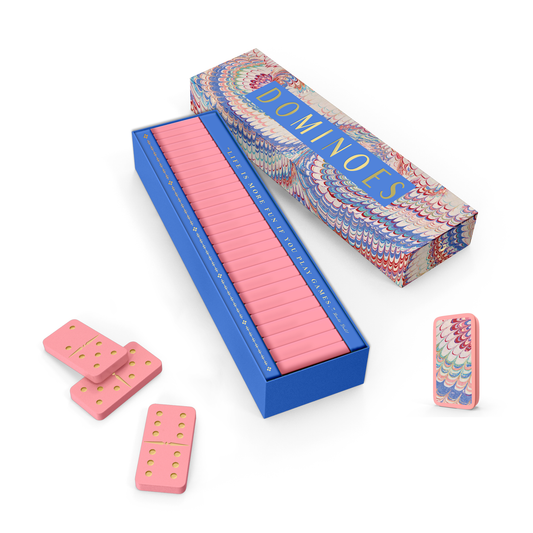 Marbled Colors Domino Set