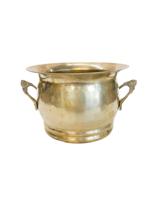 Vintage Brass Cachepot