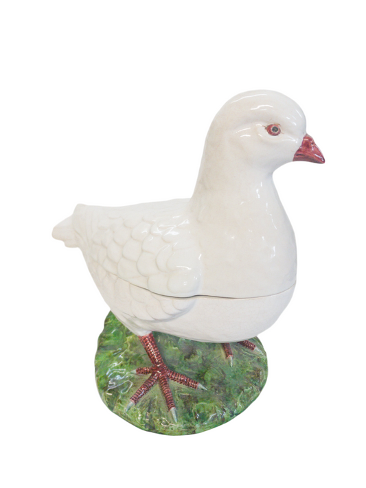 Portuguese Lidded Dove Tureen