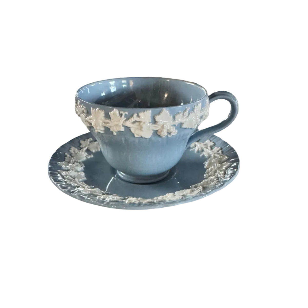 Wedgewood Queensware Lavender Cup & Saucer