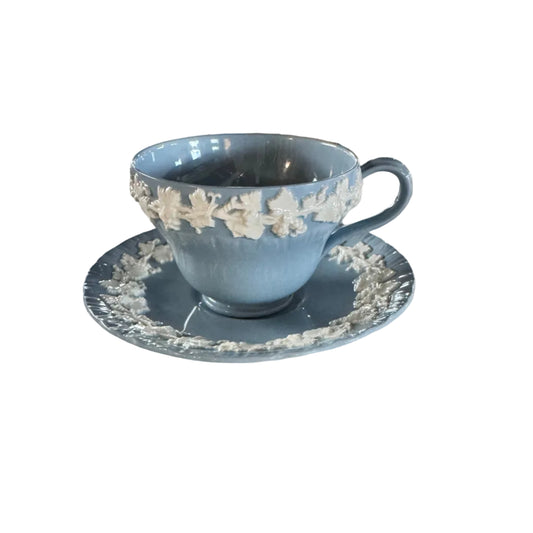 Wedgewood Queensware Lavender Cup & Saucer