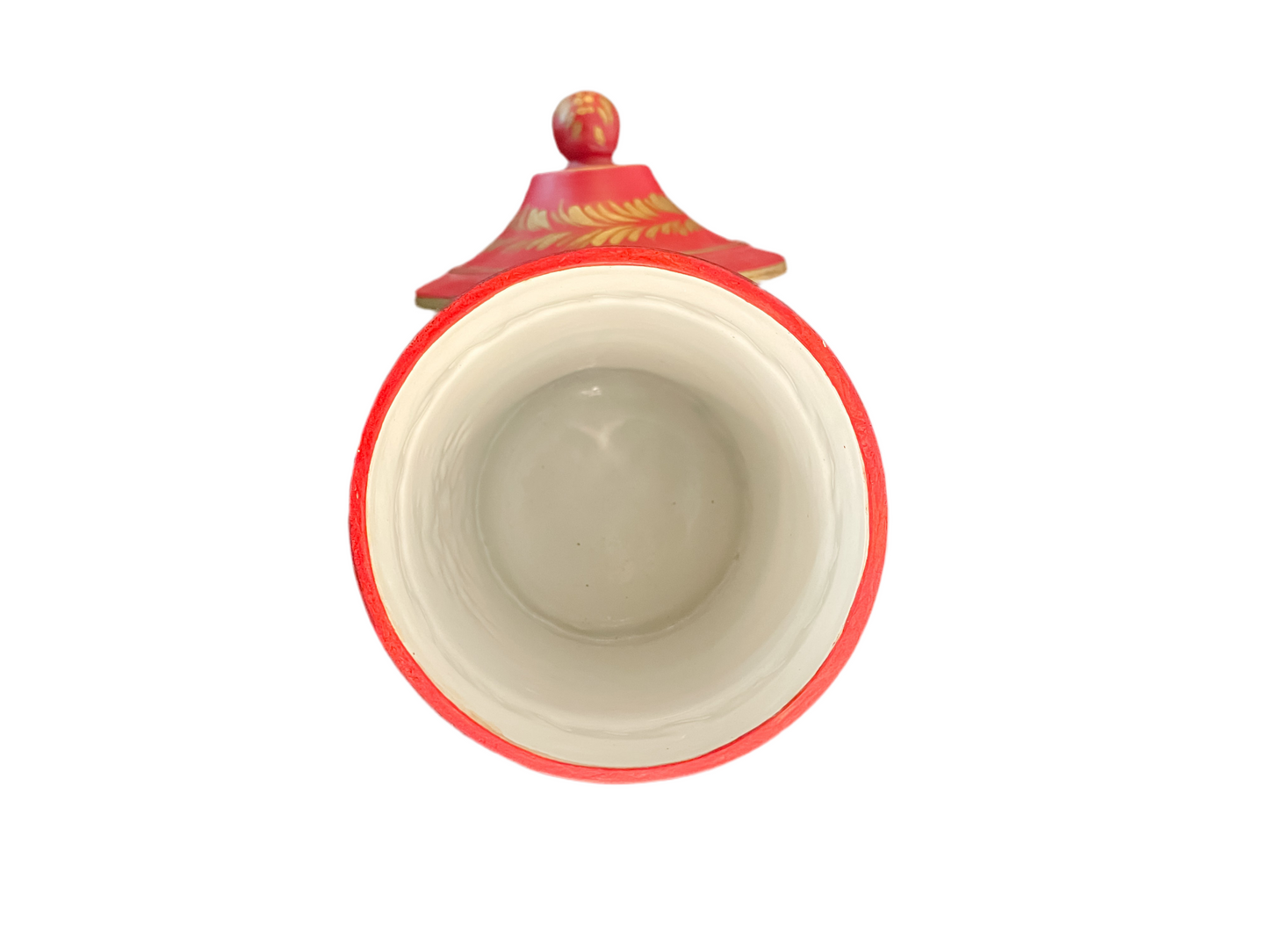 Italian Hand Painted Ceramic Canister