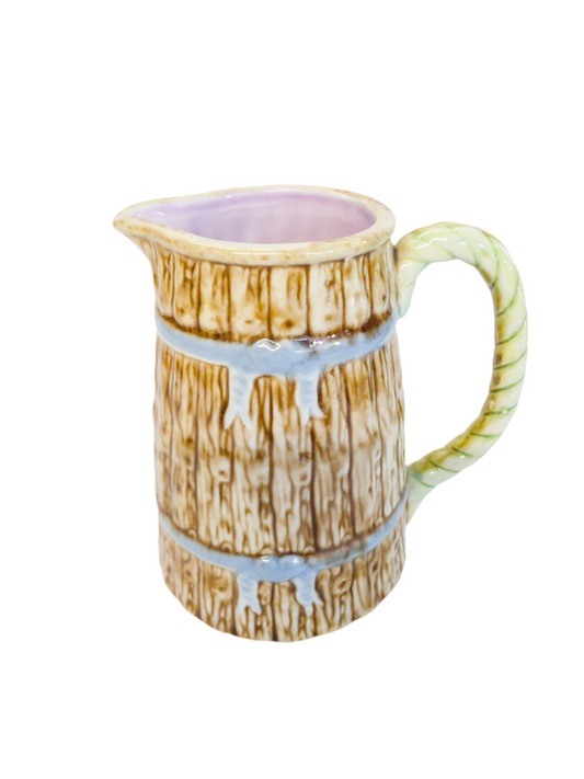 Vintage Mini Majolica Pitcher