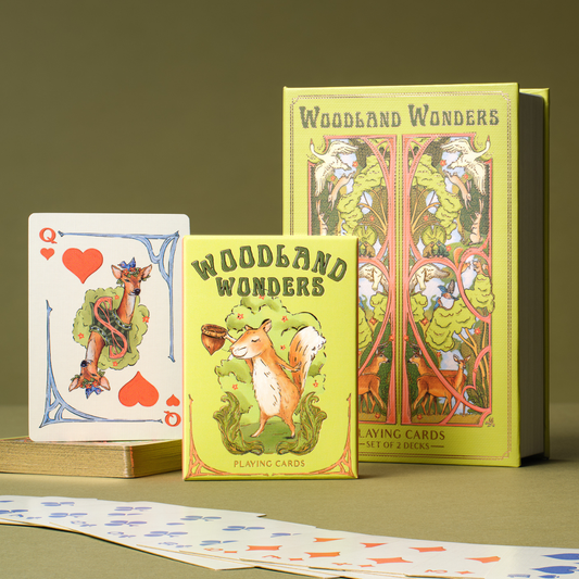 Playing Cards Book Box Set: Woodland Wonders