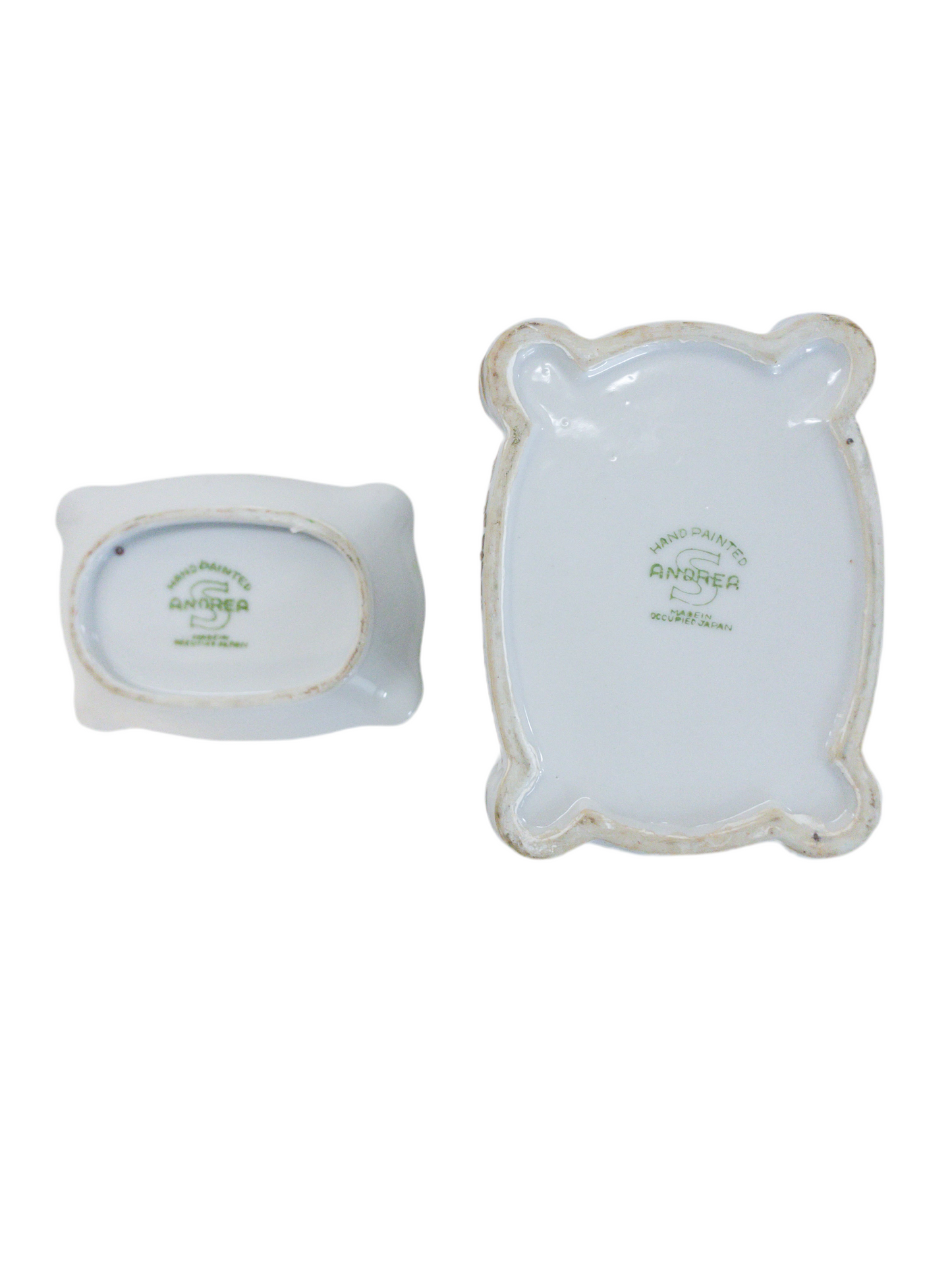 Hand Painted Trinket Box & Tray